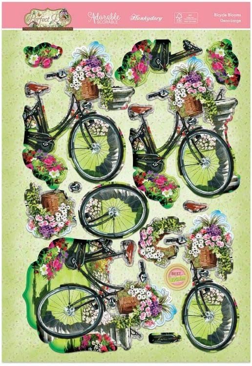 מלאכת יד האנקידורי ימים מושלמים דקו-סט גדול - אופניים פורחים בצורה מושלמת 905