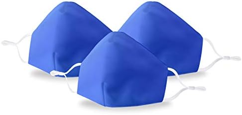 AllSense Unisex Premium איכותי מגן עמיד לשימוש חוזר לנשימה נוחה מסיכת פנים צעיף מכסה כותנה לבן 1pk