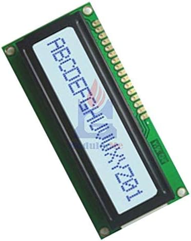תאורה אחורית לבנה של NNHAI 1601 16x1 תו דיגיטלי LED LCD תצוגת מודול LCM STN SPLC780D KS0066 5V לוח ממשק שורה יחיד