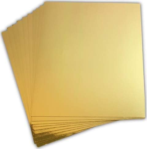 יצירות מכל הלב Luxe CardStock8.5x11 זהב