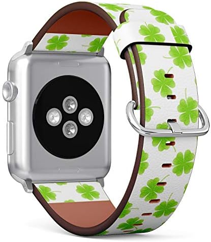 רצועת שעועית Q, תואמת עם Apple Watch קטן 38/42 ממ, רצועת צמיד מחלפת רצועת צמיד אביזר צמיד // St Patrick Day ON