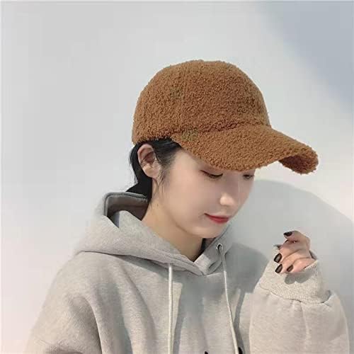 נשים צמר דמיה-צערת בייסבול-כובע חיצוני חורף חורף חום טדי-פליס סגנון היפ הופ כובע יוניסקס