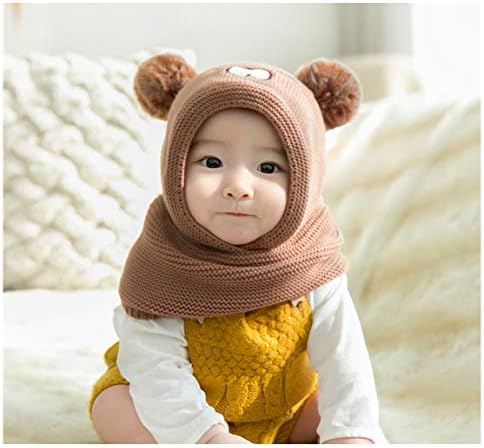 Wxllzlife ילדים תינוקות חמים כובעי חורף תינוקות כובע חורף כובע חמוד של מכסה אוזן עבה חמוד מכסה מכסה