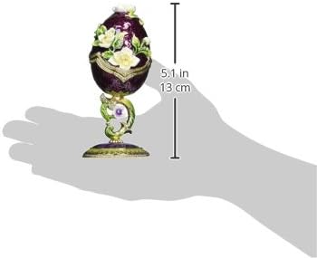 תכנן טוסקנו אוסף זרקי אביב רומנוב בסגנון ביצי לבנדר אמייל, צבע מלא, 5 קילו