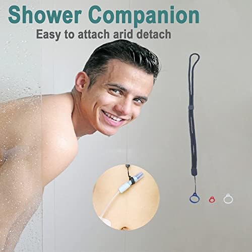 סט מחזיק דיאליזה פריטונאלית דיאליזה אביזרי העברת בטיחות מקלחת שרוך מתכוונן צוואר כבל