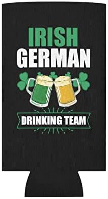 בירה יכולה שרוול קריר יותר הומוריסטי אירי גרמני שתייה סנט פטריק יום התלהבות חידוש גרמניה אירלנד חגיגות ג'מברי גאלה סלים