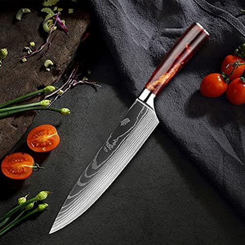 Gond Damascus מטבח סכין רב-תכליתית, סכין אטליז, סכין חתך, סכין דגים וירקות, סט הבישול הטוב ביותר