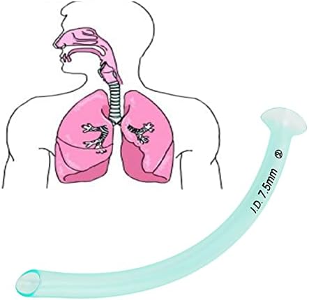 צינור דרכי הנשימה החד -פעמיות, צינור דרכי הנשימה האף -נתיב נוזל -נתיב חד פעמי צינור חירום חירום ירוק דרך אוראלי