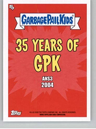 2020 Topps Farbage Pail Pail Kids 35 שנה סדרה 2 Booger Green 73B כרטיס מסחר Devolved Dean