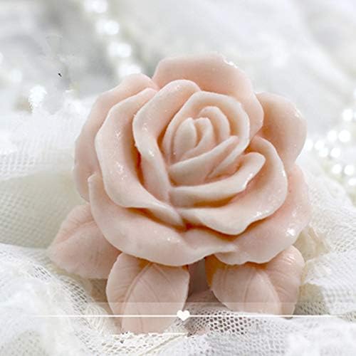 פרח לבן סיליקון סבון סבון סבון מכין תבניות Diy Craft Art בעבודת יד עובש סבון גמיש