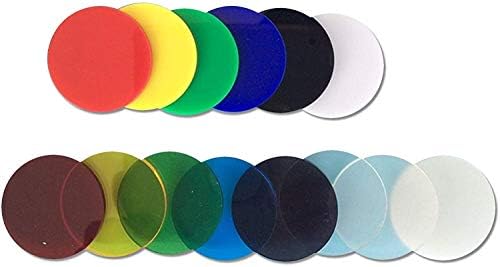 גיליון אקרילי של Yuesfz Perspex צורה עגולה צבע אטום, יכול לשמש לקישוט קיר DIY, קוטר: 80 ממ סדין אקרילי