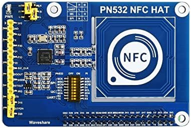 WAVESHARE PN532 NFC כובע תואם ל- Raspberry Pi עם ממשק I2C / SPI / UART מגיע עם מדריך למשתמש מקוון