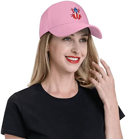 פוארטו ריקו ריקו דגל צפרדע כובע בייסבול סונהט פנאי משאית כובע כובעי אימון שחור לגברים נשים