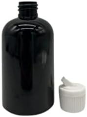 חוות טבעיות 4 גרם שחור BOSTON BPA בקבוקים בחינם - 8 מכולות ריקות למילוי ריק - שמנים אתרים מוצרי ניקוי - ארומתרפיה