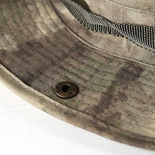 ללבוש ראש טקטי צבאי/כובע כובע בוני למשחק, ספורט, דיג ופעילות חיצונית ACU הסוואה עם תיקון ארהב