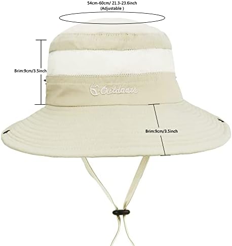 נשים קיץ רשת כובע חוף כובע דיג עם UPF 50+ הגנת UV טיולי חוף קיץ