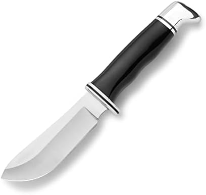 סכיני באק 103 סכין ציד של להב קבוע, להב נירוסטה 4 עם נדן עור