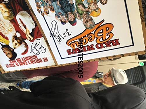 בילי בוב ת'ורנטון חתם על ממוסגר סנטה רע 8.5x11 הוכחת פוסטר סרט