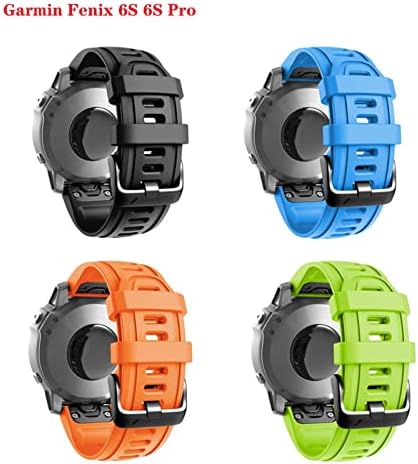 IoTup 26 20 22 ממ סיליקון מהיר מהיר רצועת שעון עבור Garmin Fenix ​​7x 6x Watch Setlefit Strap Strap Strap