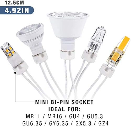 נפרד 5-חבילות מיני שקע דו-פיין אור LED LED MR11 MR16 נורות הלוגן מנורת בסיס GU5.3 G4 GU4 GU5.3 GU6.35 GY6.35 GX5.3