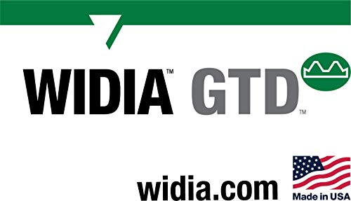 WIDIA GTD GT825012 ניצחון GT82 HP ברז, חממה תחתונה למחצה, חתך יד ימין, 2 חלילים, 5-40, HSS-E, TIN+CRC/C ציפוי