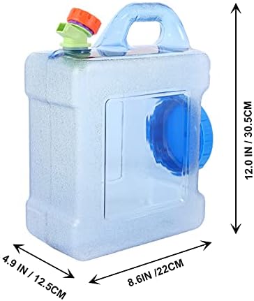 המוטון 1 סט מיכל אחסון מים חיצוני עם ברז 5 ליטר קמפינג אחסון מים כד שקית מים לרכב מיכל מים עם כיסוי אוורור רזרבי לתרמילאים