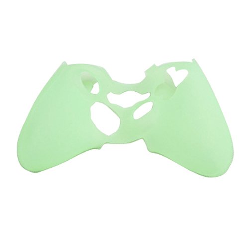 מכסה עור עור ירוק של מגן סיליקון עבור בקר משחק Xbox 360
