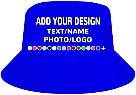 כובעי דלי מותאמים אישית של Yopruie הוסף את טקסט לוגו הטקסט שלך