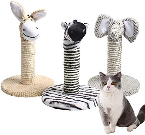 סיסל חבל חתולים טיפוס מסגרת מיני מגדל עץ גרוד יצירתי בעלי החיים צורת חיות מחמד צעצוע מקורה קטיפה מצחיק חתלתול