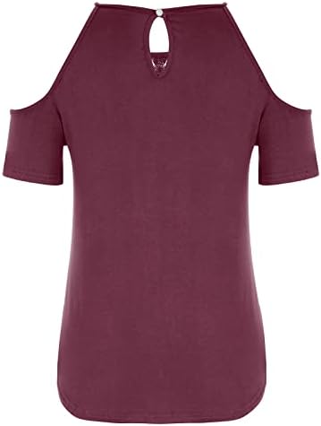 חולצה מזדמנת רגילה לילדה נוער סתיו קיץ שרוול קצר מחוץ לתחרה סטרץ 'חולצות גרפיות חולצות Tshirts נשים 2023