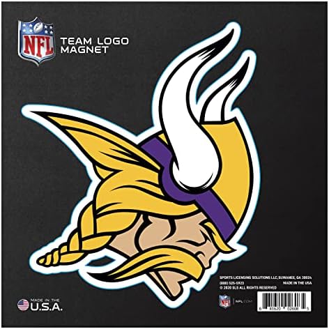Fanmats 32373 Minnesota Vikings Grabe Team Loguent מגנט 10