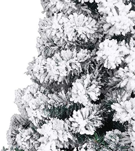 GMSQJ 6ft PVC עץ חג המולד נוהר 750 ענפים עץ אוטומטי