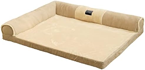 AKDXM מיטת חיות מחמד מיטת כלב מיטת חתול מיטת חיות מחמד ספה אלסטית גבוהה מילוי כרית יציבה כרית יציבה קטיפה משטח אטום