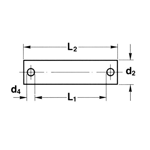 Ametric LF 504 CP LF/LL שרשרת עלים סדרתית, LL 32 44 מספר ISO, 50.8 ממ המגרש, שרוך 4x4 צלחות, 54.5 ממ רוחב יתר,