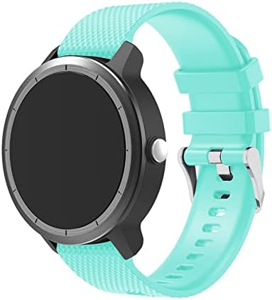 NFRFK 20 ממ סיליקון גומי שעון שעון רצועת שעון עבור Garmin vivoactive 3/vivomove HR Smart Watch להקת