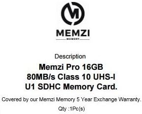 ממזי פרו 16 ג ' יגה-בייט כרטיס זיכרון 10 80 מגה-בייט/שניות עבור ניקון ד3300, ד3200, ד3100, ד810, ד800, ד800,