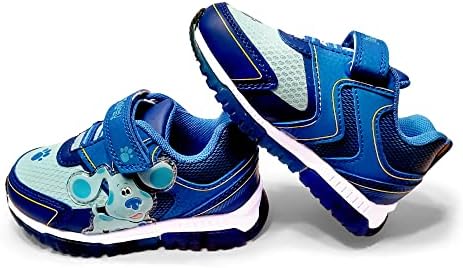 הרמזים של ניקלודיאון כחול נעלי הספורט המוארות של הילד, כחול