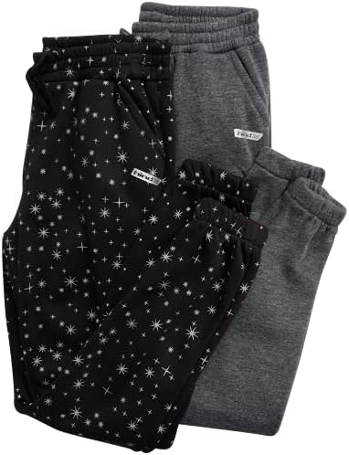 מכנסי טרנינג של בנות אחוריות - 2 חבילות בסיסיות של פלייס פלייס ג'וג'ר מכנסיים מזדמנים