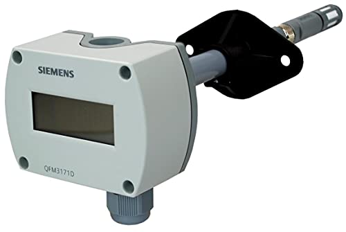 חיישן לחץ דיפרנציאלי תעשייתי לחדרים נקיים, מחסנים, מעבדות, תעלות מיזוג אוויר ודגם זרימת למינרית: Siemens QBM3020-1
