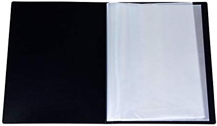 פורטפוליו - אלבום תמונות תצוגה מצגת מחזיק 48 תמונות, אלבום שומר חלל עם כיסי החלקה 11 על 14 אינץ '