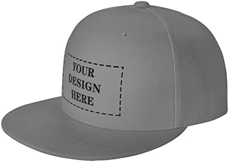 כובע מתכוונן בהתאמה אישית היפ הופ כובע בייסבול מעצב תמונה או טקסט משלך למתנה לגברים ונשים
