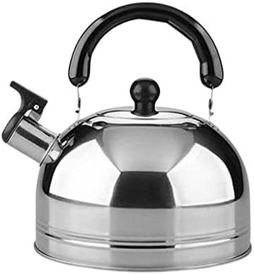 Lukeo Whistle Teakotte קומקום קומקום נירוסטה לתנור קומקום עם ידית למכונת קפה של מים חמים מכין