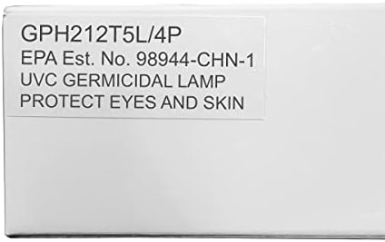 אור מייצא ג ' י-אף 212 ט5 ליטר / 4 פ-וואט: 10 וואט, סוג: צינור אולטרה סגול קוטל חיידקים, אורך
