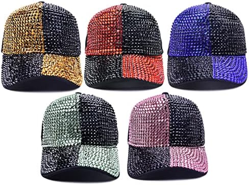 יוניסקס קלאסי קלאסי פרופיל נמוך כותנה כותנה חסימת צבע חסימת יהלומים עם כובעי רשת משאיות רכות לגברים