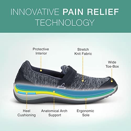 נעלי פלנטיטיס חדשניות של אורתופט חדשני לנשים - אידיאלי להקלה על כאבי עקב. נעלי הליט