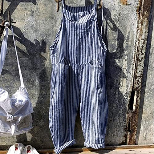 סרבלים של נשים סרבלים לבוש חתיכה אחת קיץ שרוולים מזדמנים חסרי שרוולים חסרי וינטג 'חמוד פרחוני סרבל
