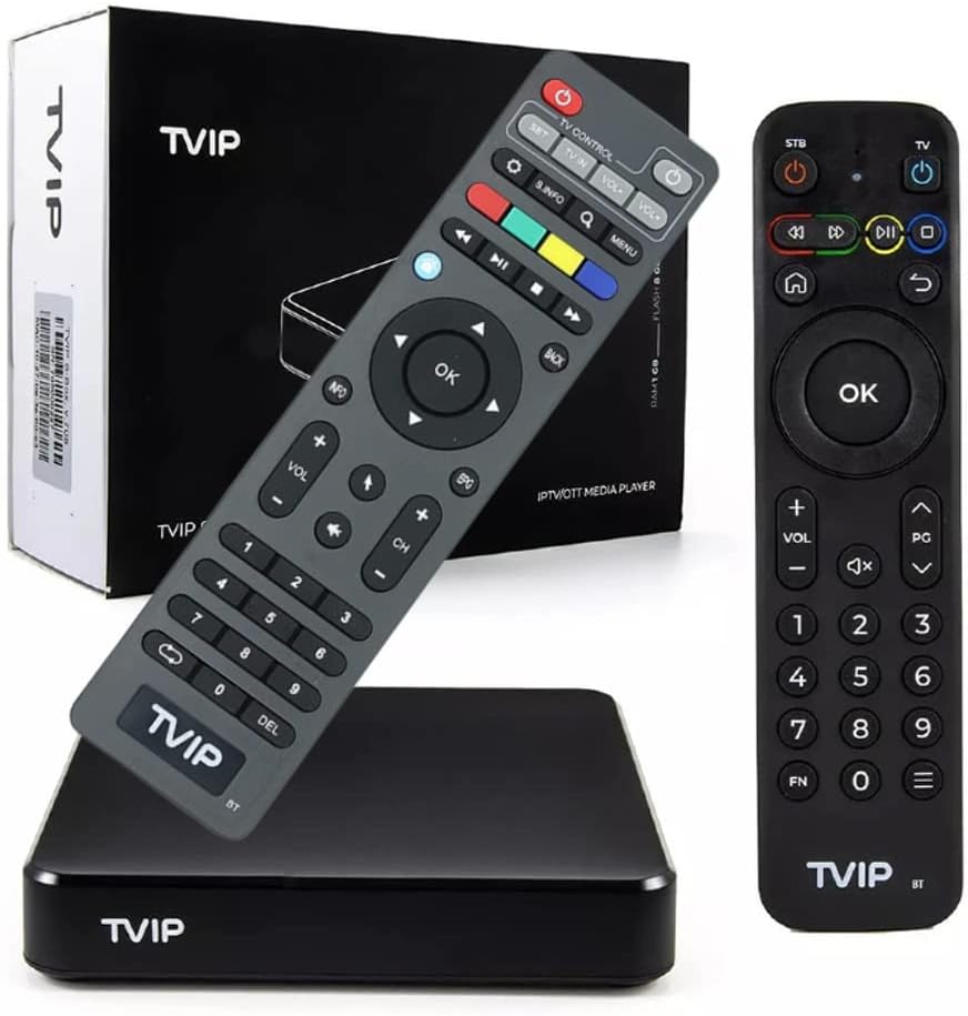 New 2023 TVIP 525 מהדורה מיוחדת של Linux IPTV Box עם Stalker Player & M3U Player עם Band כפול 5G WiFi Gigabit Lan Box עם Bluetooth