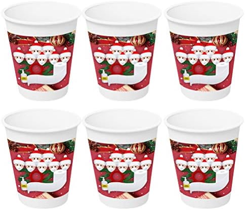 קבילוק 6 יחידות חג המולד נושאים נייר כוסות חד פעמי כוס עבור יום הולדת פיקניק מסיבות