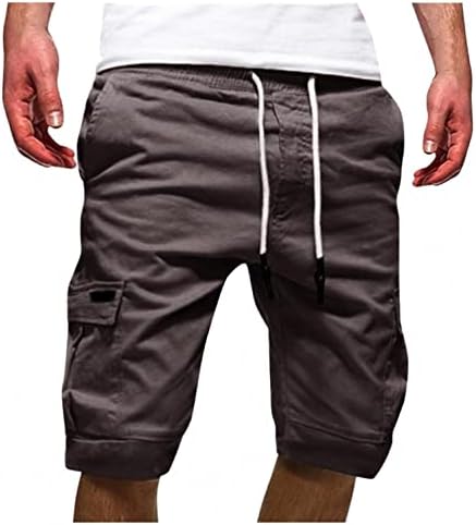 מכנסי מטען לגברים של NYYBW - כושר רגוע בכושר קל משקל רב -כיס מסווג מכנסיים חיצוניים, רגליים וגדלים גדולים וגבוהים