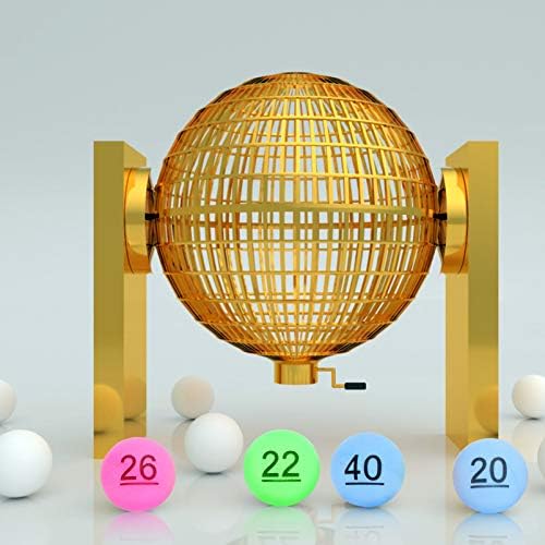 Pretyzoom 30 pcs כדורי בינגו פינג-פונג ממוספרים כדורי בינגו 1 עד 40 כדורי הגרלה כדורי הגרלה רב צבעוני כדורי